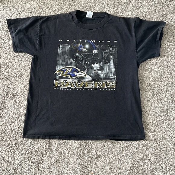 2000s Baltimore Ravens NFL tee / size XL - Picture 2 of 5